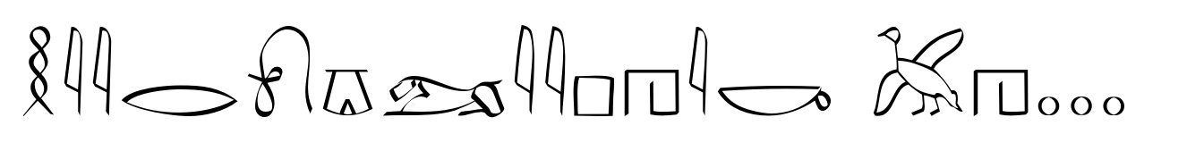 Hieroglyphic Phonetic